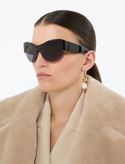Occhiali da sole sagomati - NERO - Sportmax - 6