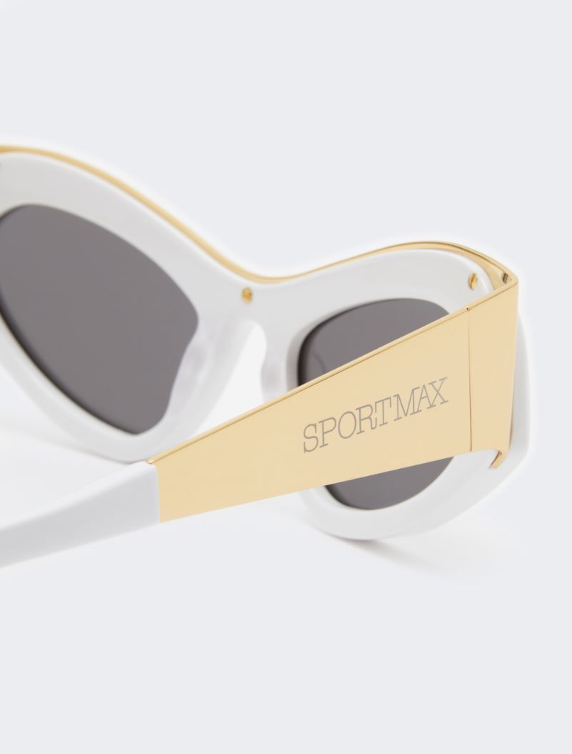 Cat-eye sunglasses - WHITE - Sportmax - 3