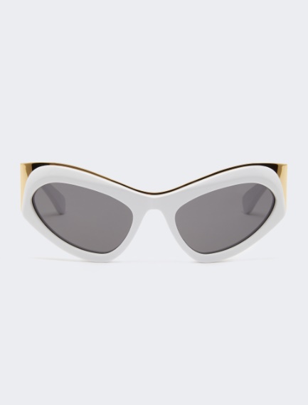 Cat-eye sunglasses - WHITE - Sportmax