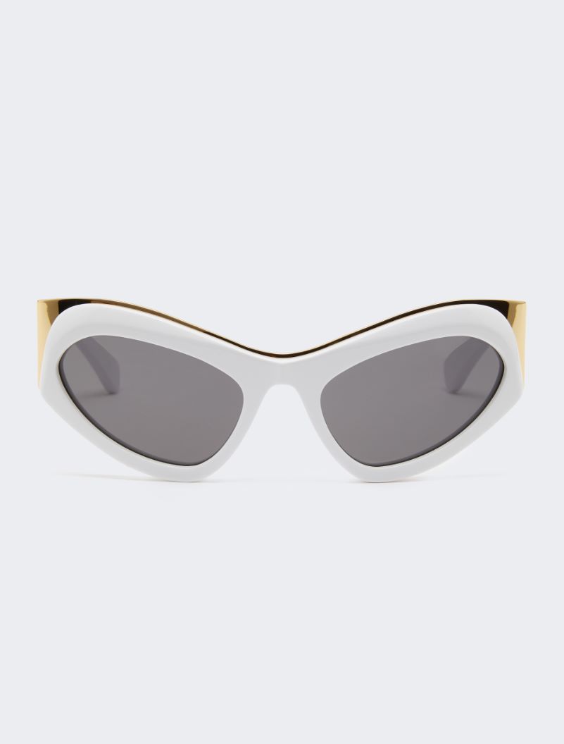 Cat-eye sunglasses - WHITE - Sportmax