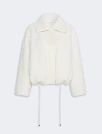 Short furry jersey jacket - Sportmax