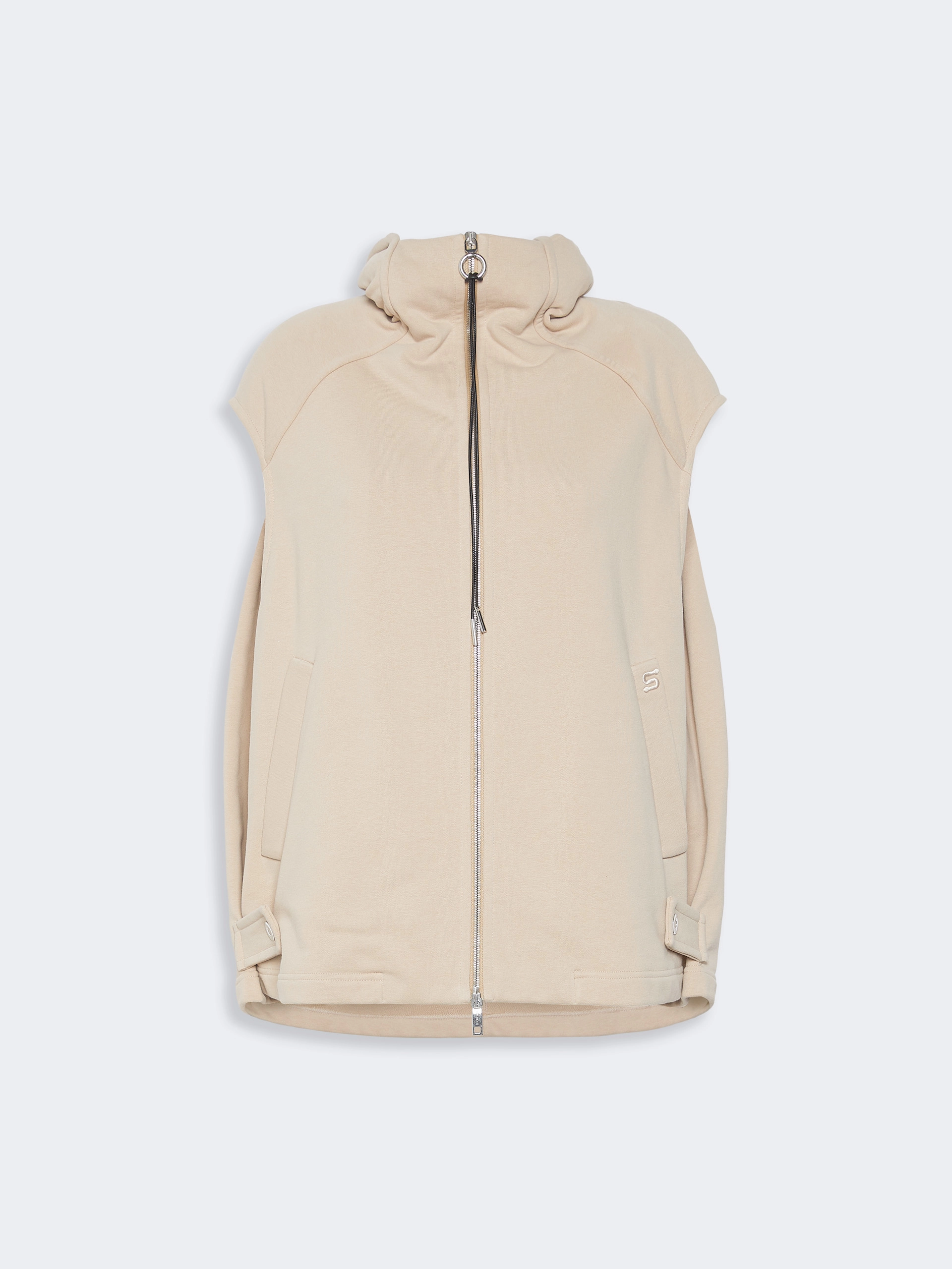 Cotton-blend fleece gilet - BEIGE - Sportmax - 7