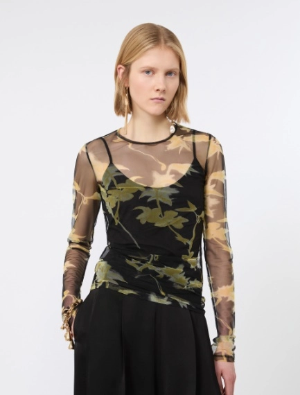Printed tulle top - Sportmax