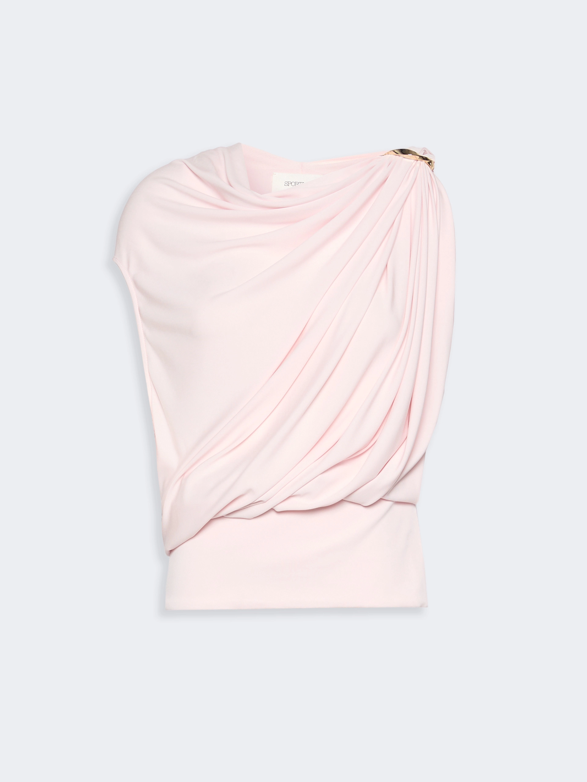 Draped fluid jersey top - POWDER - Sportmax - 6