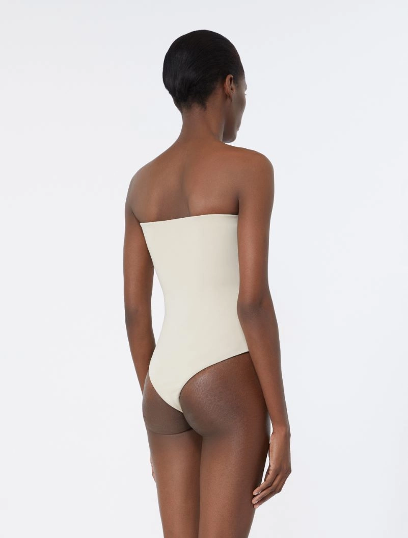 Stretch viscose bodysuit - IVORY - Sportmax - 3