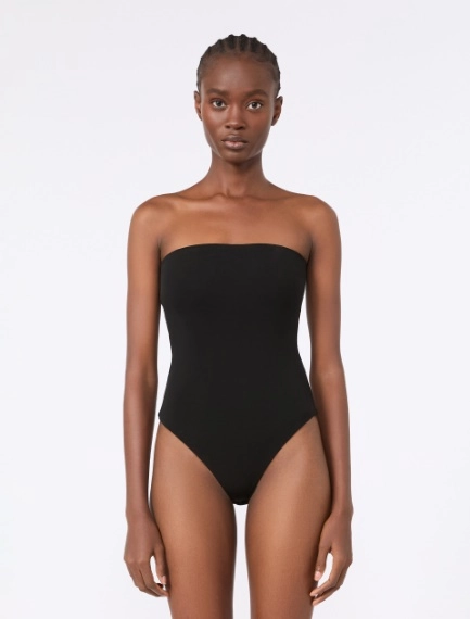 Stretch viscose bodysuit - BLACK - Sportmax - 2