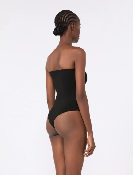 Stretch viscose bodysuit - BLACK - Sportmax - 3