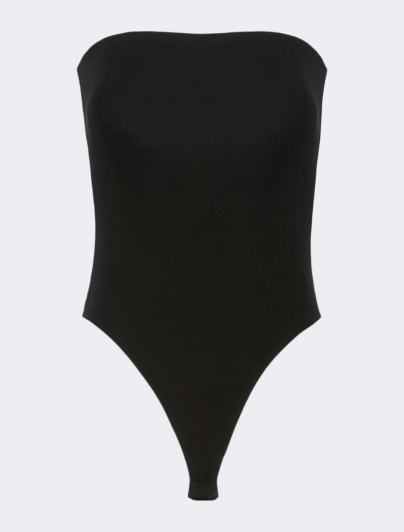Stretch viscose bodysuit - BLACK - Sportmax - 4